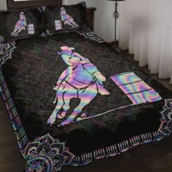 Love Horses Quilt Bedding Set