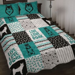 Husky Shape Quilt Bedding Set