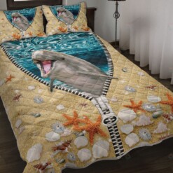 Dolphin Quilt Bedding Set