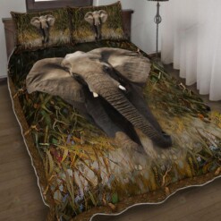 Elephant Quilt Bedding Set