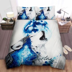 Howling Wolf Duvet Cover Bedding Set