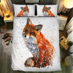 Fox Collection 61 3d Duvet Cover Bedding Set