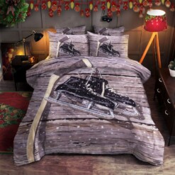 Hockey Cotton Bed Sheets Spread Comforter Duvet Cover Bedding Sets