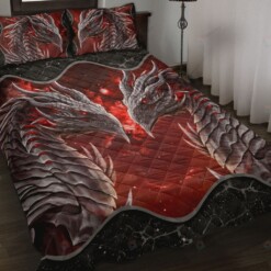 Dragon Head Quilt Bedding Set