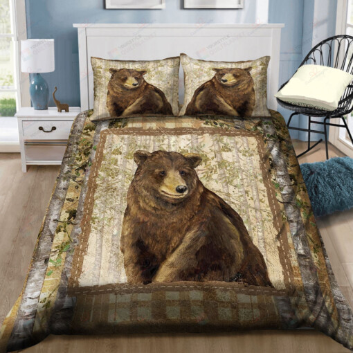 Grizzly Bear Wilderness Bedding Set (Duvet Cover & Pillow Cases)