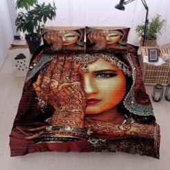 Tattoo Cotton Bed Sheets Spread Comforter Duvet Cover Bedding Sets