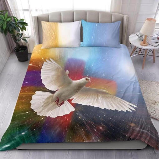 Dove Bed Sheet Duvet Cover Bedding Sets