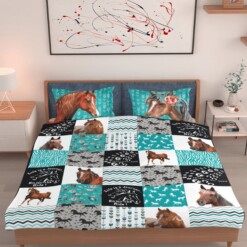 Horse Eat Sleep Horses Bedding Set Bed Sheets Spread Comforter Duvet Cover Bedding Sets