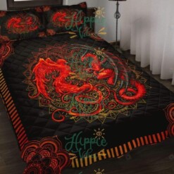 Dragon & Phoenix Bed Quilt Bedding Set