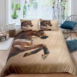 Horse Bedding Set Bed Sheet Spread Comforter Duvet Cover Bedding Sets