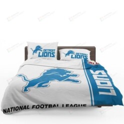 Nfl Detroit Lions 3d Duvet Cover Bedding Set