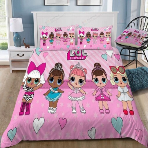 Cute Pink L.O.L Surprise -Bedding Kids Bedding Set Duvet Cover