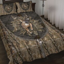 Hunting Buck Quilt Bedding Set