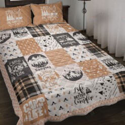 Let'S Go Camping Quilt Bedding Set