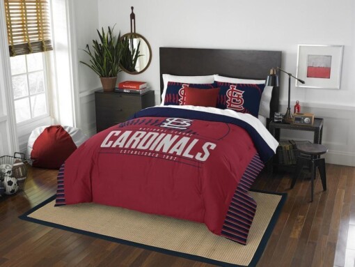 St. Louis Cardinals Bedding Set (Duvet Cover & Pillow Cases)
