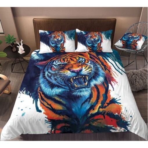 Tiger Bedding Set Bed Sheets Spread Comforter Duvet Cover Bedding Sets