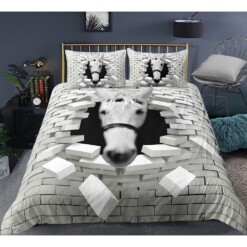 Horse Bedding Set Bed Sheets Spread Comforter Duvet Cover Bedding Sets