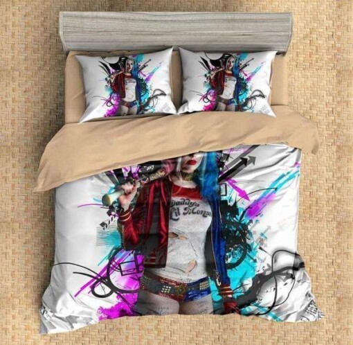 Harley Quinn 4 Duvet Cover Bedding Set
