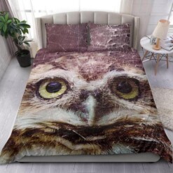 Owl Bedding Set Cotton Bed Sheets Spread Comforter Duvet Cover Bedding Sets