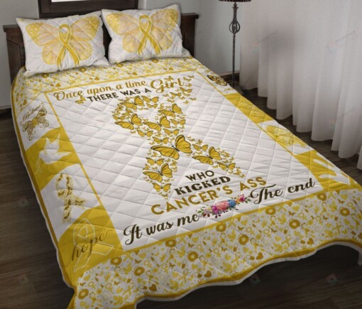 Childhood Cancer Quilt Bedding Set