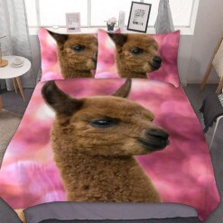 Llama 3D Bedding Set Bed Sheets Spread Comforter Duvet Cover Bedding Sets