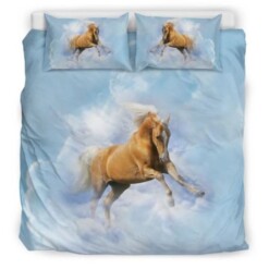 Palomino Horse In the Clouds Bedding Set Bed Sheets Spread Comforter Duvet Cover Bedding Sets