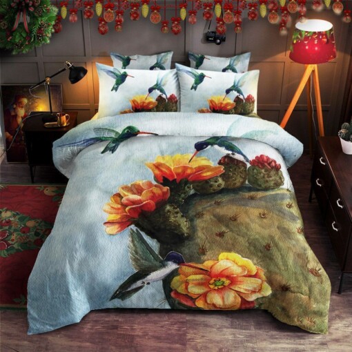 Hummingbird Cotton Bed Sheets Spread Comforter Duvet Cover Bedding Sets