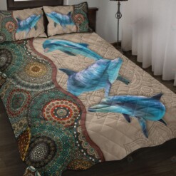 Dolphin  Quilt Bedding Set