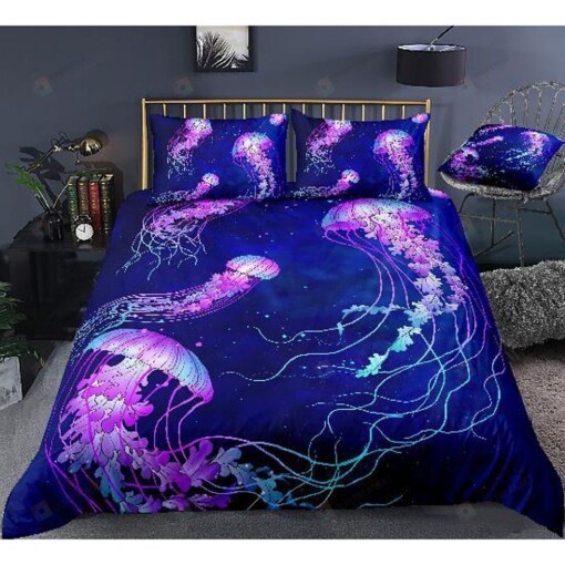 Jellyfish Bedding Set Cotton Bed Sheets Spread Comforter Duvet Cover Bedding Sets