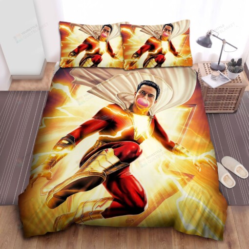 Shazam Gum Bed Sheets Spread Comforter Duvet Cover Bedding Sets