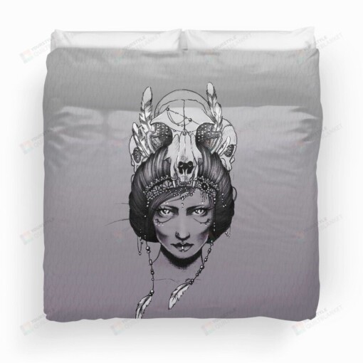 Skull Queen  Duvet Cover Bedding Set