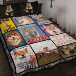 Akita Quilt Bedding Set