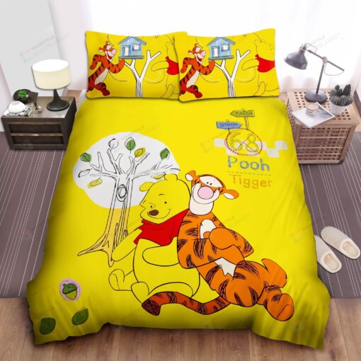Tiger Winnie The Pooh Duvet Cover Bedding Set