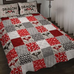 Dragon Pattern Style Quilt Bedding Set