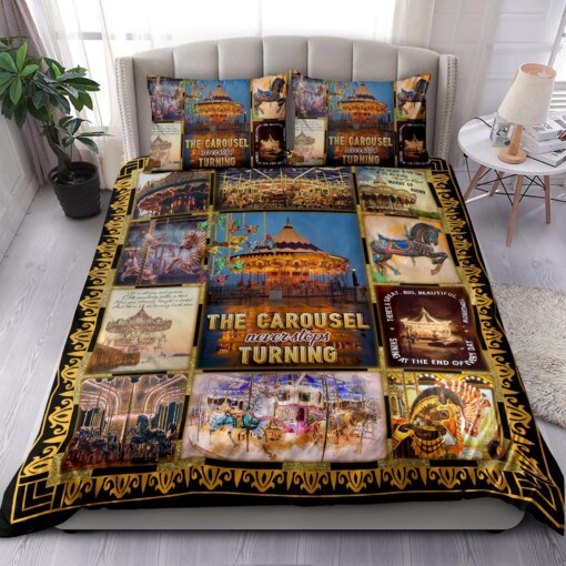 The Carousel Never Stops Turning Bedding Set Bed Sheets Spread Comforter Duvet Cover Bedding Sets