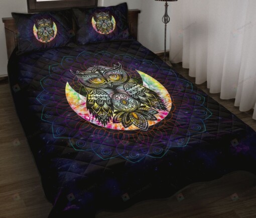 Owl Quilt Bedding Set