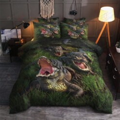 Crocodile Bedding Set Bed Sheets Spread Comforter Duvet Cover Bedding Sets