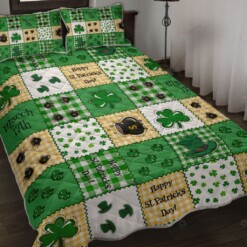 Happy St Patrick's Day Quilt Bedding Set