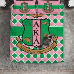 Alpha Kappa Alpha Bedding Set (Duvet Cover & Pillow Cases)