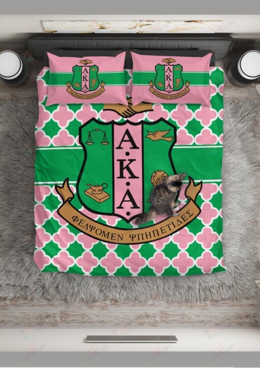 Alpha Kappa Alpha Bedding Set (Duvet Cover & Pillow Cases)