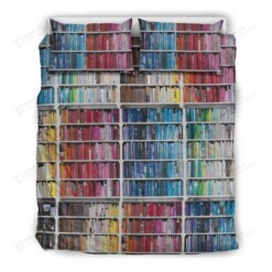 Booklover Cotton Bed Sheets Spread Comforter Duvet Cover Bedding Sets