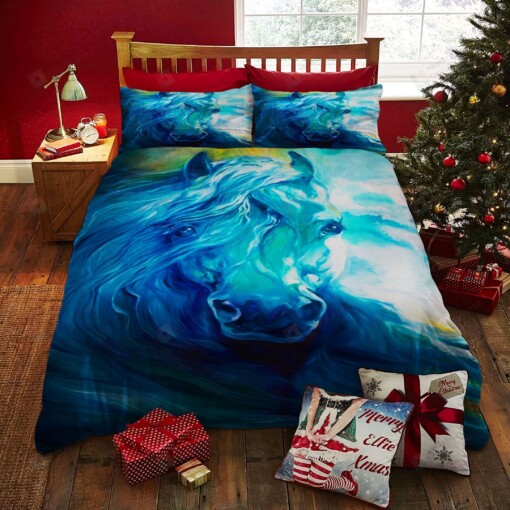 Horse Bed Sheets Duvet Cover Bedding Set