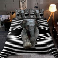 Elephant Bedding Set Bed Sheets Spread Comforter Duvet Cover Bedding Sets