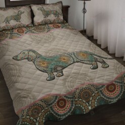 Dachshund Quilt Bedding Set