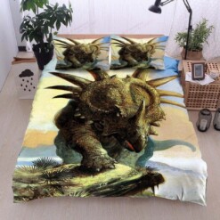 Dinosaurs Cotton Bed Sheets Spread Comforter Duvet Cover Bedding Sets