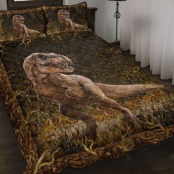 T-rex Quilt Bedding Set