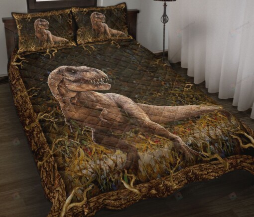 T-rex Quilt Bedding Set