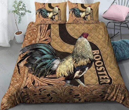 Rooster Quilt Bedding Set Cotton Bed Sheets Spread Comforter Duvet Cover Bedding Sets