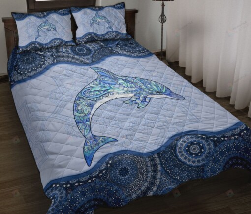 Dolphin Quilt Bedding Set