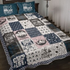 Let'S Go Camping Quilt Bedding Set